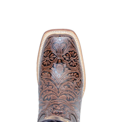 TANNER MARK MEN’S HandTooled Brown Print Western Boots