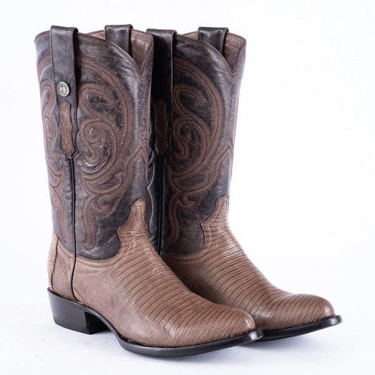 TANNER MARK EXOTIC LEATHER Lizard MD KT Cowboy Boots