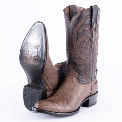 TANNER MARK EXOTIC LEATHER Lizard MD KT Cowboy Boots