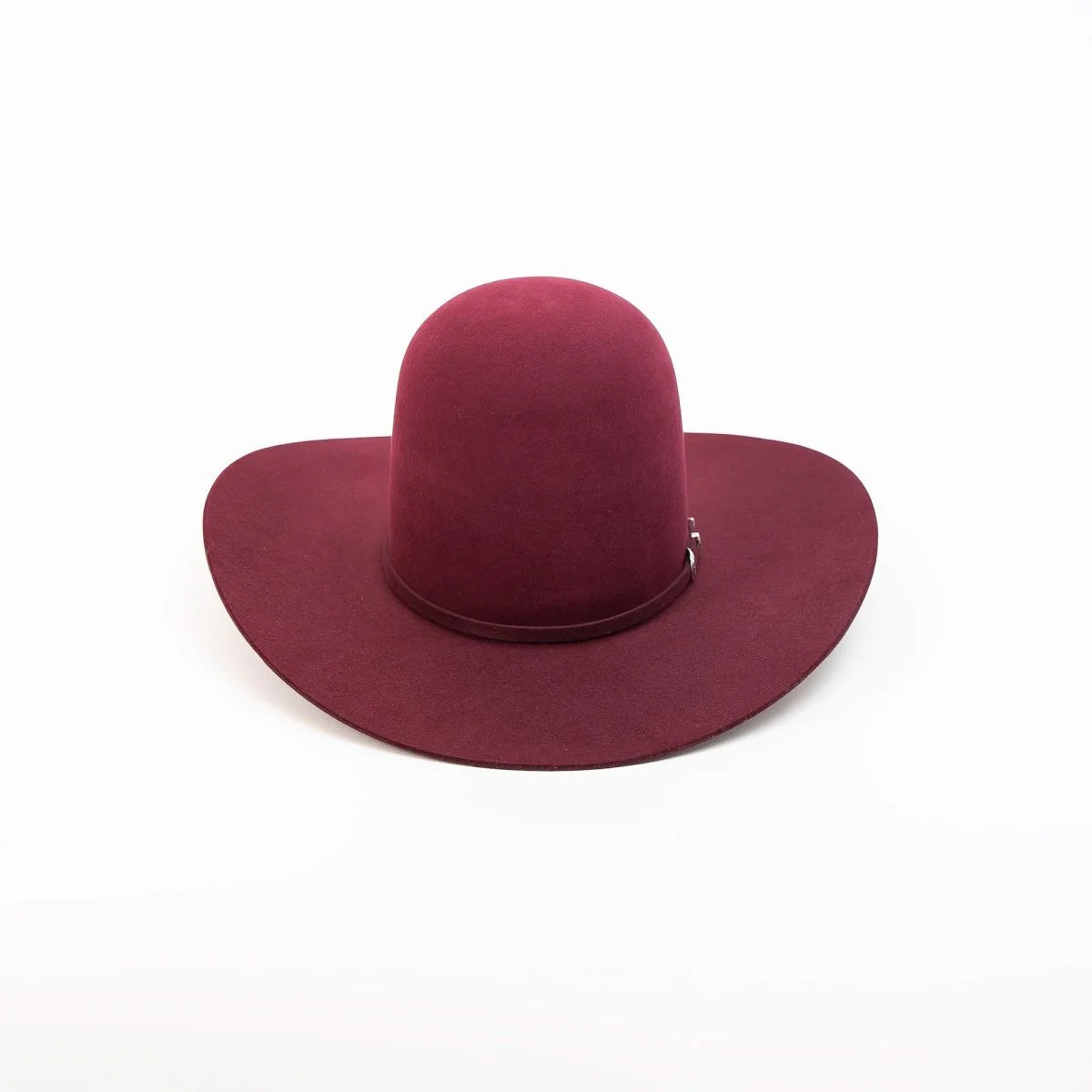 RODEO KING Merlot 7X Open Crown 4.5" Brim Felt Cowboy Hat