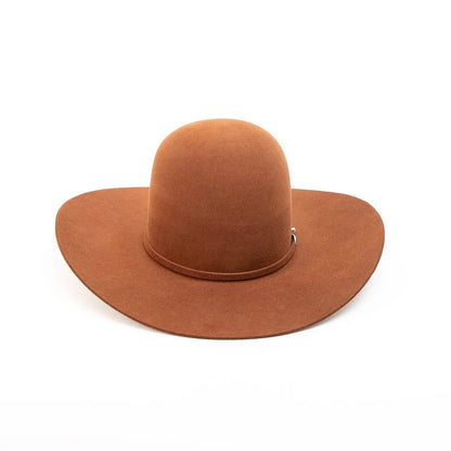 RODEO KING Rust 7X Open Crown 4.5" Brim Felt Cowboy Hat